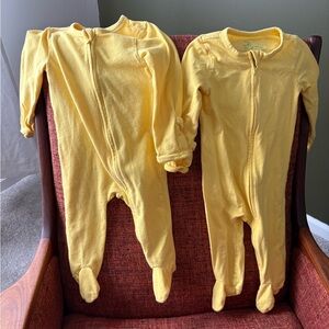 Kate Quinn Yellow Kids One Pieces Footies